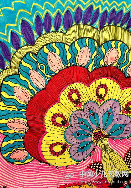 色彩装饰画——《少儿画苑》国际少儿书画大赛