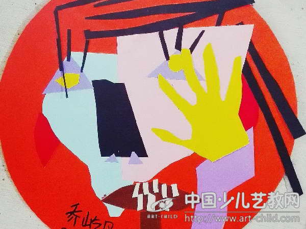 奇怪的脸——《少儿画苑》国际少儿书画大赛