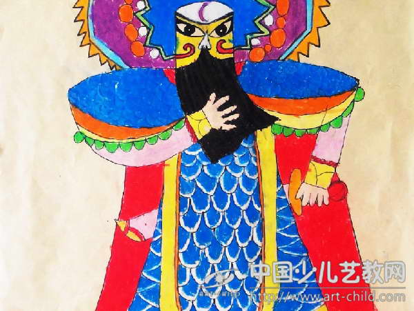 威风凛凛大将军——《少儿画苑》国际少儿书画大赛