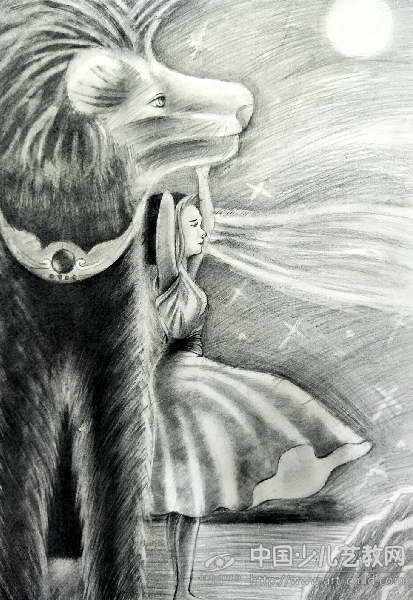 狮心守护——《少儿画苑》国际少儿书画大赛