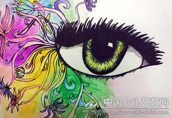 七彩自然之眼——《少儿画苑》国际少儿书画大赛作品赏析