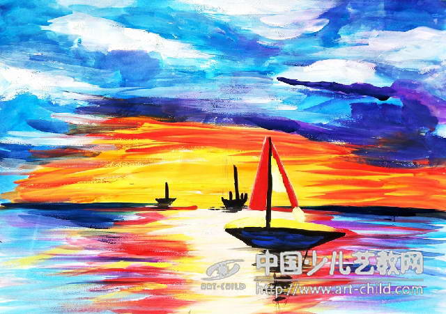 起航远行——《少儿画苑》国际少儿书画大赛作品赏析