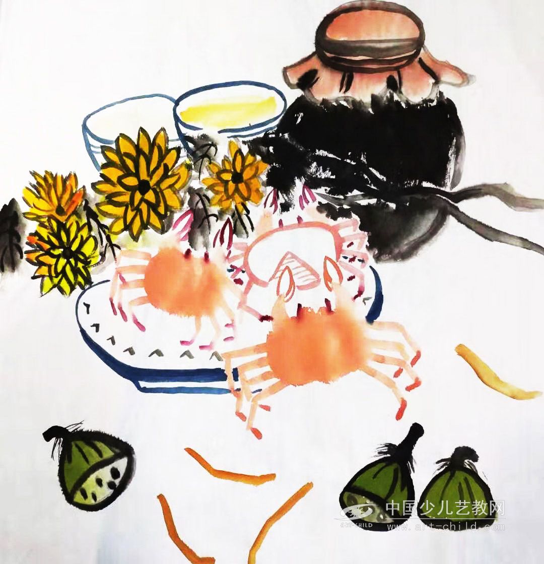 阳澄湖印象——《少儿画苑》国际少儿书画大赛作品赏析