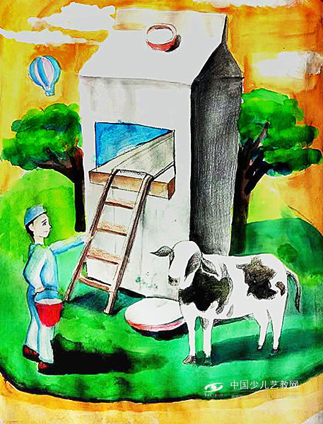 健康农场——《少儿画苑》国际少儿书画大赛作品赏析