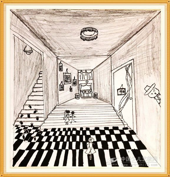 室内设计——《少儿画苑》国际少儿书画大赛作品赏析