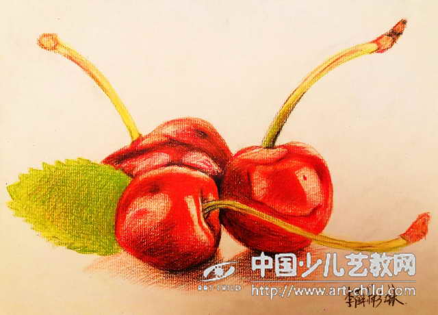 魅力红樱桃——《少儿画苑》国际少儿书画大赛作品赏析