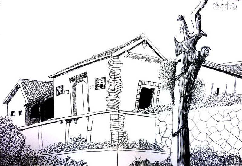 写生风景——《少儿画苑》国际少儿书画大赛作品赏析