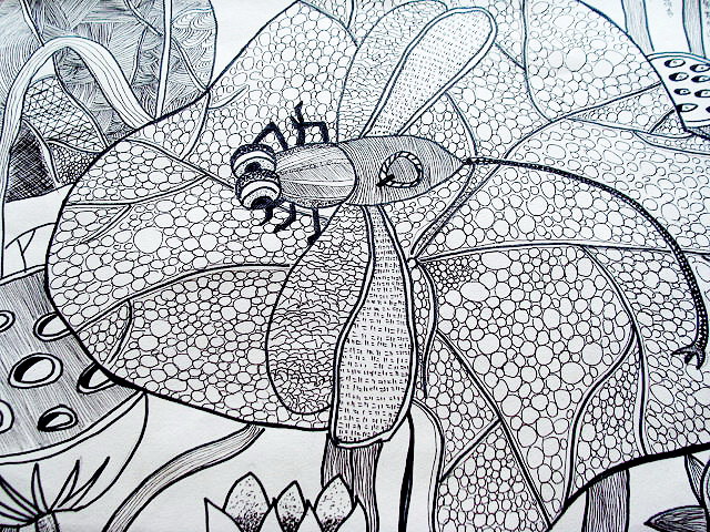 蜻蜓——《少儿画苑》国际少儿书画大赛作品赏析