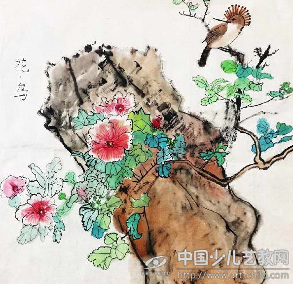 国画花鸟画有何妙招？从少儿书画大赛看基本画法掌握