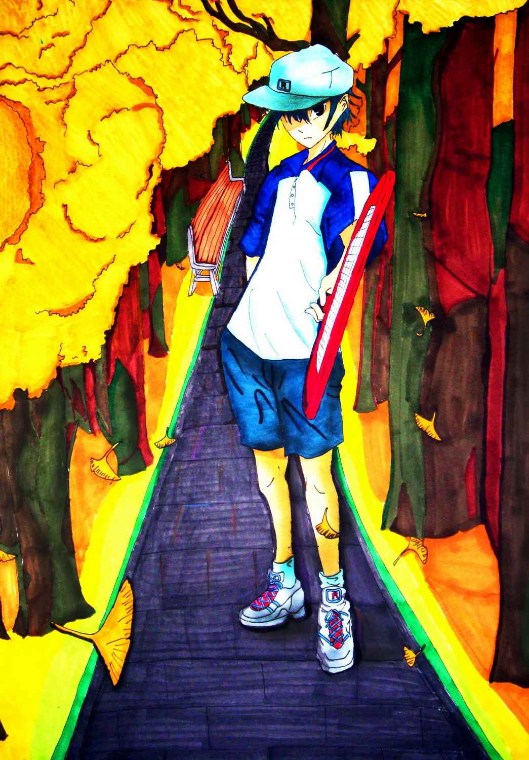 酷小子—《少儿画苑》国际少儿书画大赛作品赏析