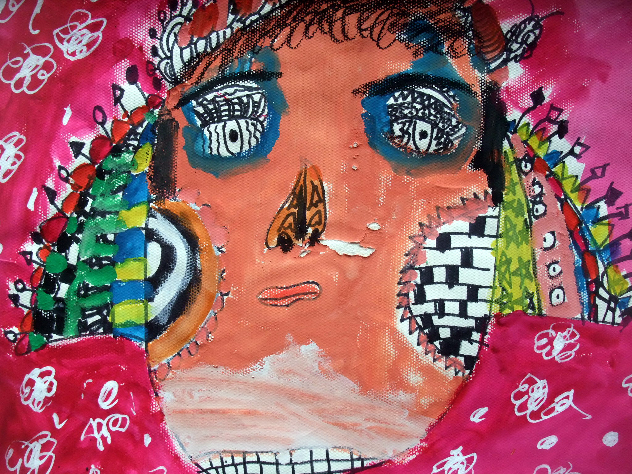 妈妈--《少儿画苑》国际少儿书画大赛作品赏析