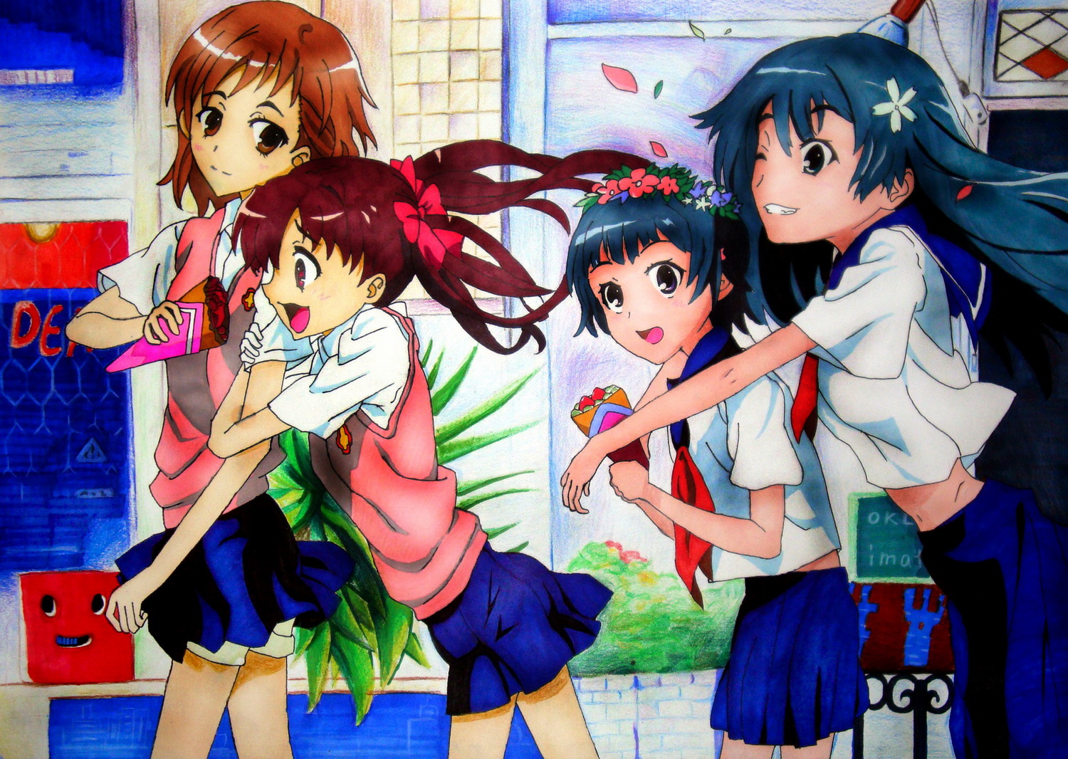 夏日恋曲---《少儿画苑》国际少儿书画大赛作品赏析