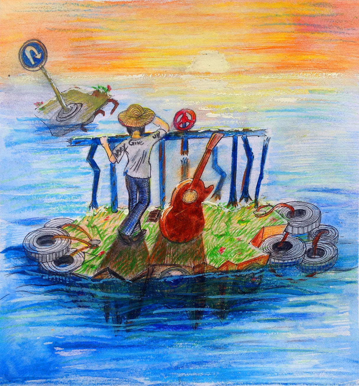 这不是末日---《少儿画苑》国际少儿书画大赛作品赏析