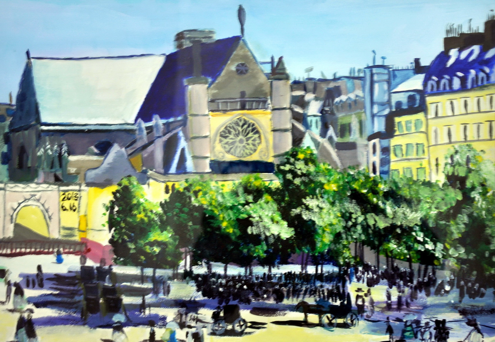 浪漫法国--《少儿画苑》国际少儿书画大赛作品赏析