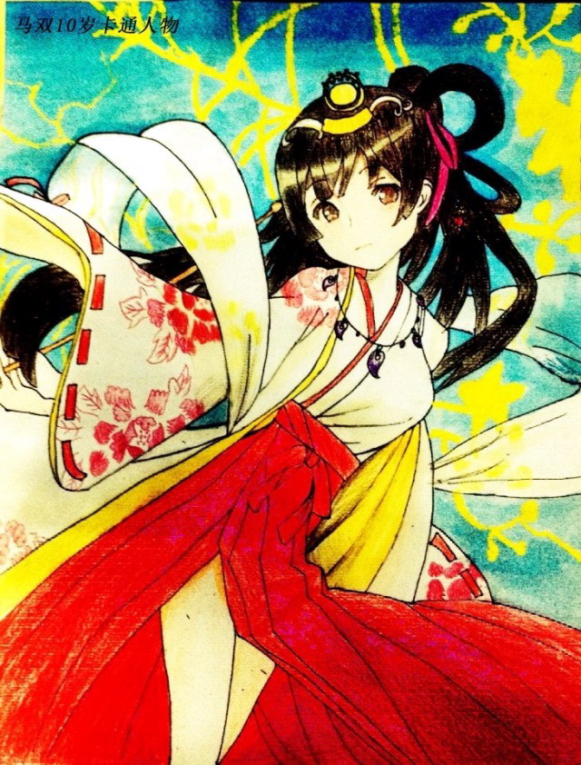 卡通人物—《少儿画苑》国际少儿书画大赛作品赏析