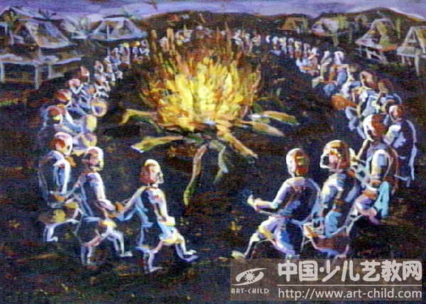 江沐罗—《少儿画苑》国际少儿书画大赛作品赏析