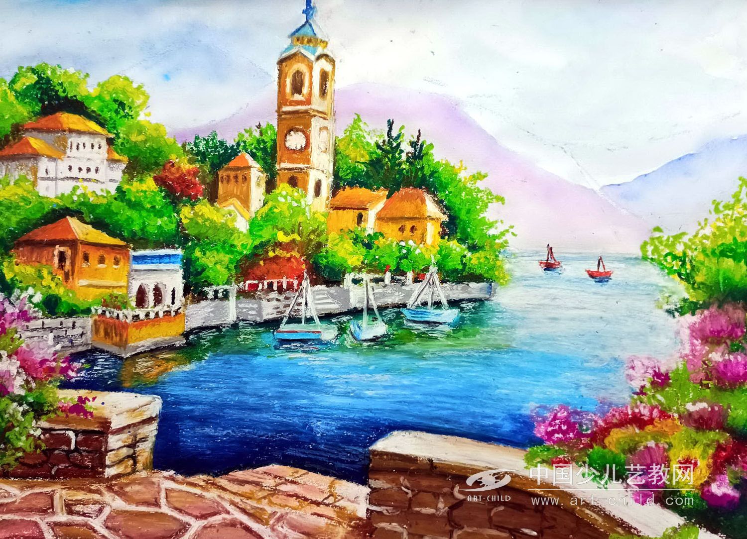 怡人夏日—《少儿画苑》国际少儿书画大赛作品赏析