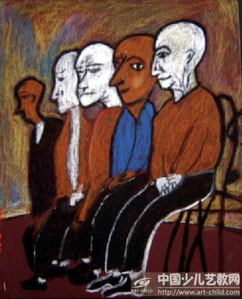 奇怪的表情—《少儿画苑》国际少儿书画大赛作品赏析