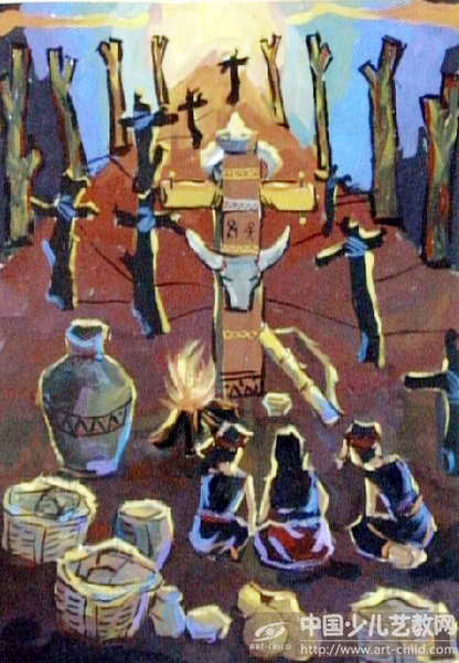 谷祭--《少儿画苑》国际少儿书画大赛作品赏析