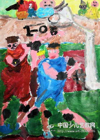 精彩的比赛—《少儿画苑》国际少儿书画大赛作品赏析