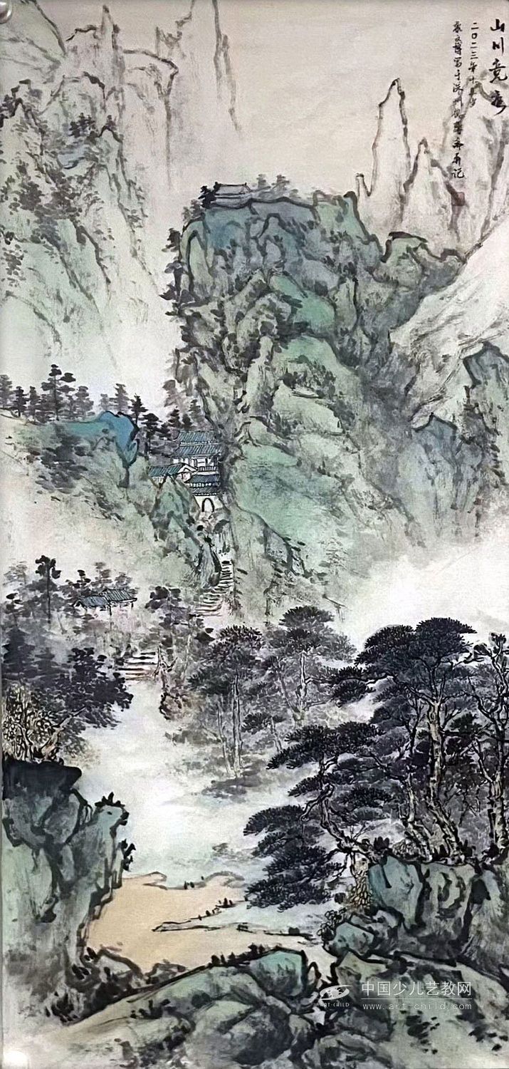 山川竞秀--《少儿画苑》国际少儿书画大赛赏作品析