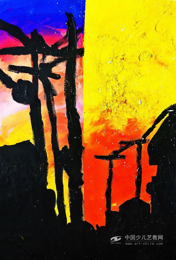 转瞬即逝--《少儿画苑》国际少儿书画大赛作品赏析