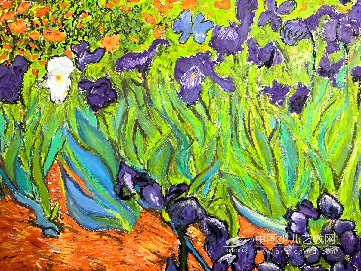梵高作品——《少儿画苑》国际少儿书画大赛作品赏析
