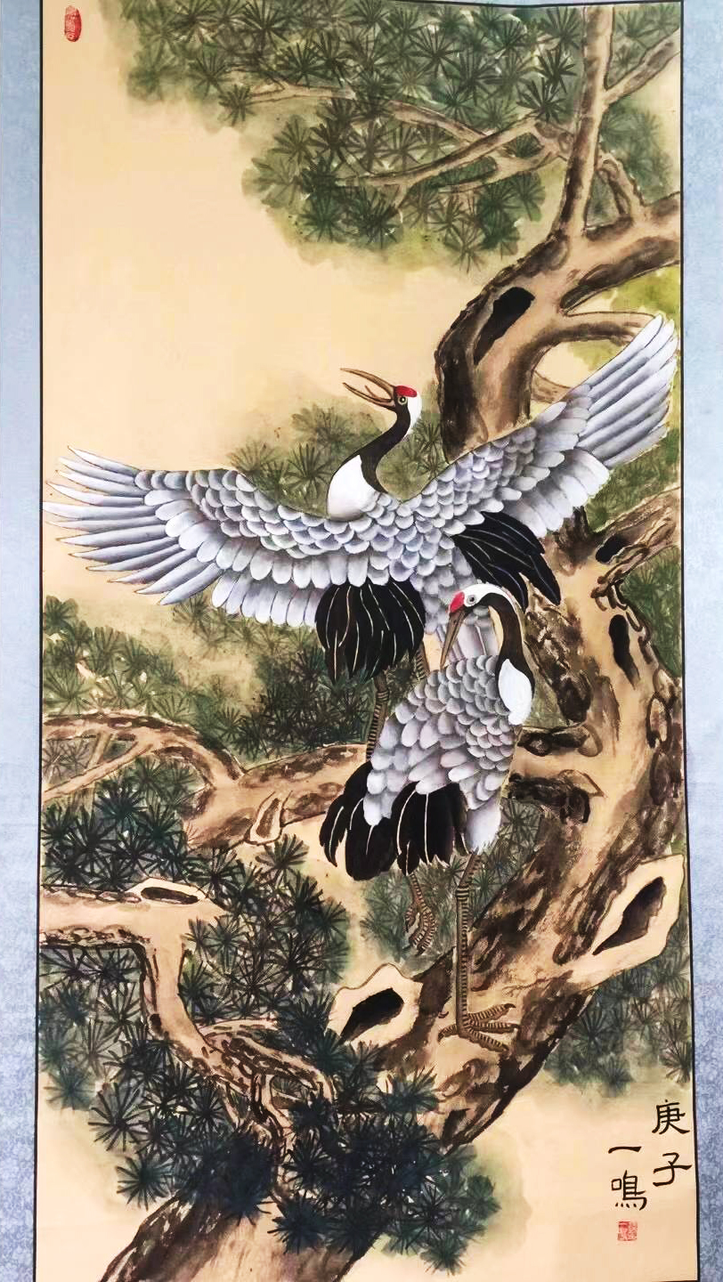 松鹤连年——《少儿画苑》国际少儿书画大赛作品赏析