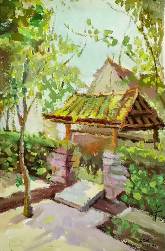 《春色满园》——选自《少儿画苑》国际少儿书画大赛