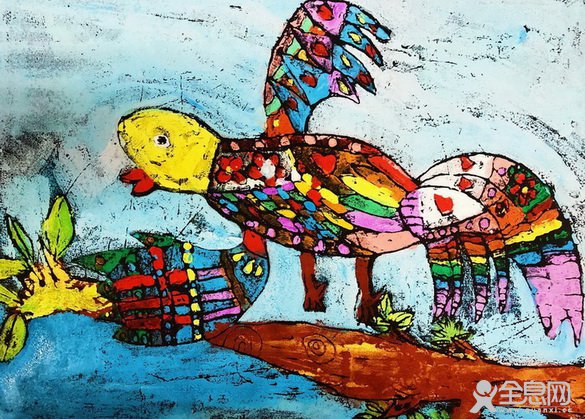 美丽的凤凰——《少儿画苑》第27届国际少儿书画大赛精品