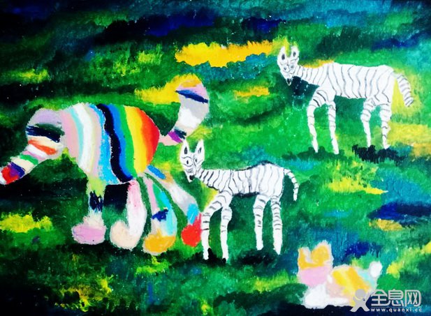 动物——《少儿画苑》第27届国际少儿书画大赛精品