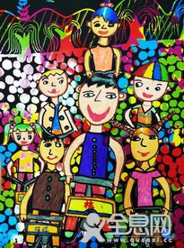 共享单车——《少儿画苑》第27届国际少儿书画大赛精品