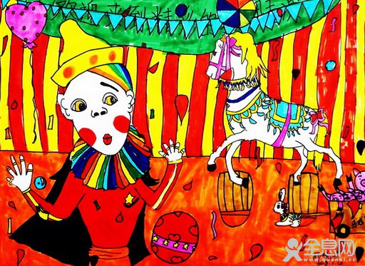 马戏团 ——《少儿画苑》第27届国际少儿书画大赛精品