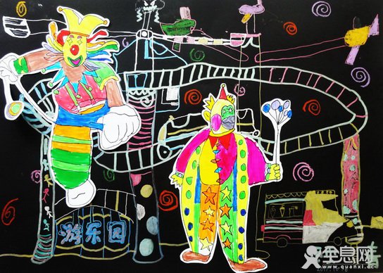 小丑——《少儿画苑》第27届国际少儿书画大赛精品