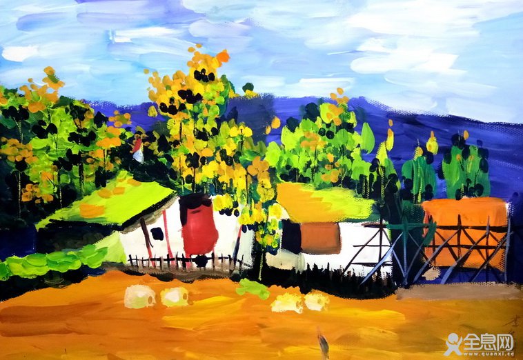  风景——《少儿画苑》第27届国际少儿书画大赛精品