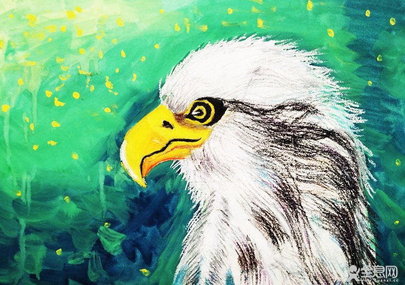 鹰——《少儿画苑》第27届国际少儿书画大赛精品