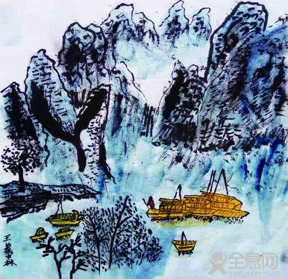 青山翠谷——《少儿画苑》第28届国际少儿书画大赛精品