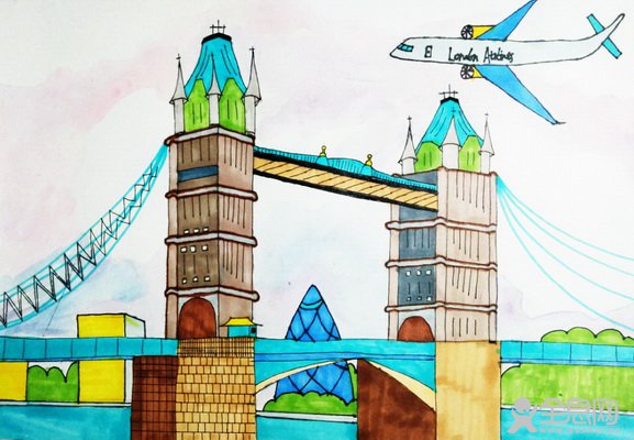 桥——《少儿画苑》第29届国际少儿书画大赛精品