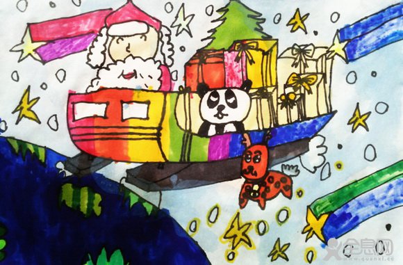 圣诞礼物来了——《少儿画苑》第29届国际少儿书画大赛精品