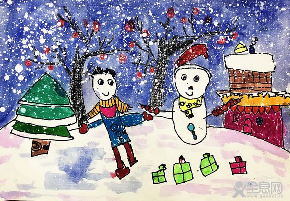 冬天来了——《少儿画苑》第29届国际少儿书画大赛精品