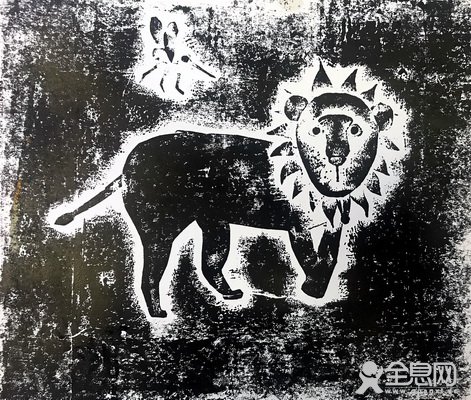 狮子和蚊子——《少儿画苑》第29届国际少儿书画大赛精品