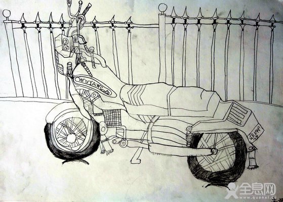 摩托车——《少儿画苑》第29届国际少儿书画大赛精品