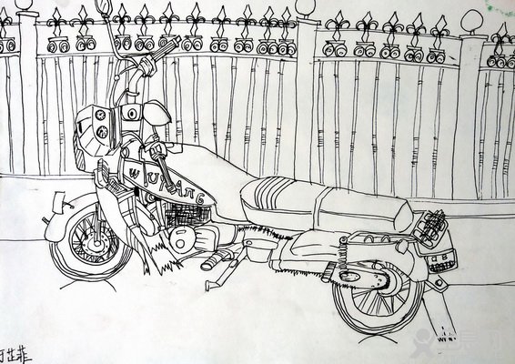 摩托车——《少儿画苑》第29届国际少儿书画大赛精品