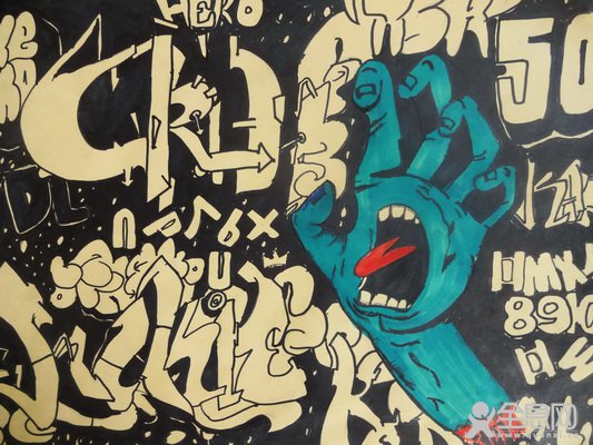 挣扎——《少儿画苑》第29届国际少儿书画大赛精品
