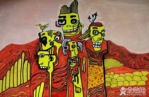 游客——《少儿画苑》第29届国际少儿书画大赛精品