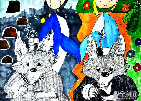 古狐与今狐——《少儿画苑》第29届国际少儿书画大赛精品