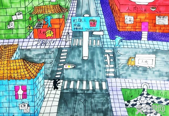 人·鱼——《少儿画苑》第29届国际少儿书画大赛精品