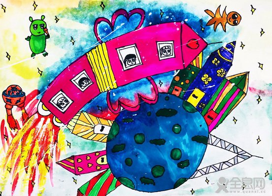 遨游天空——《少儿画苑》第29届国际少儿书画大赛精品