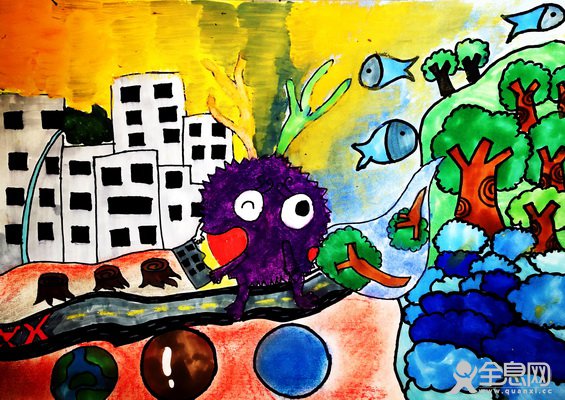 外星转化器——《少儿画苑》第29届国际少儿书画大赛精品