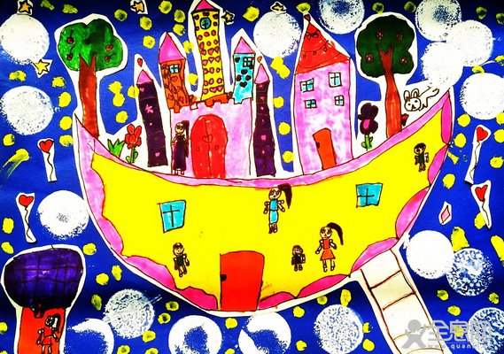 月亮上的小秘密——《少儿画苑》第29届国际少儿书画大赛精品